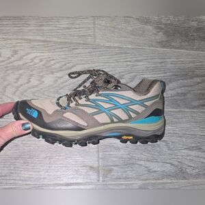 The North Face Men’s Taupe & Teal Trail Hiking Shoe